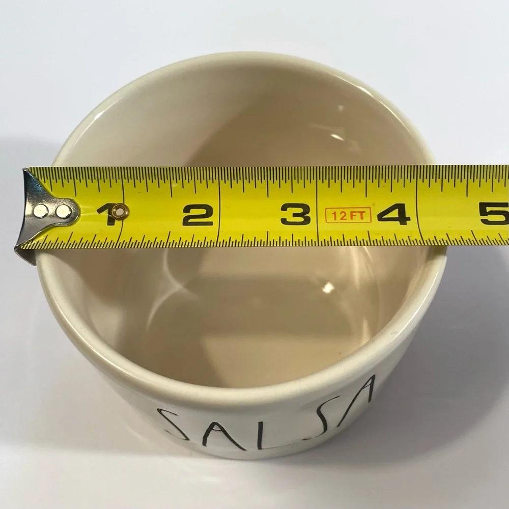 Rae Dunn SALSA and GUAC Ceramic Pottery Serving Bowl Set Party Appetizer Dishes